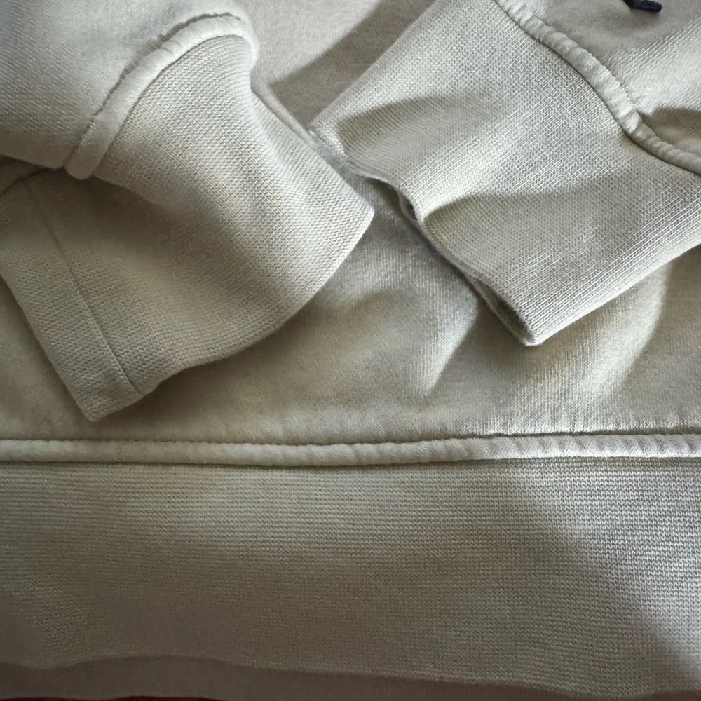 Jordan Crewneck Sweatshirt in Cream with Blue-Purple Arch Logo